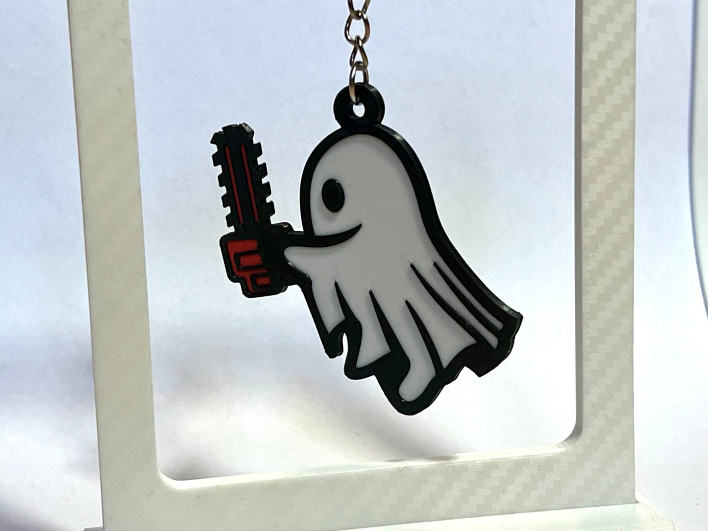 Halloween Geist Schlüsselanhänger – Handgemacht, 3D-gedruckt | Verschiedene Designs