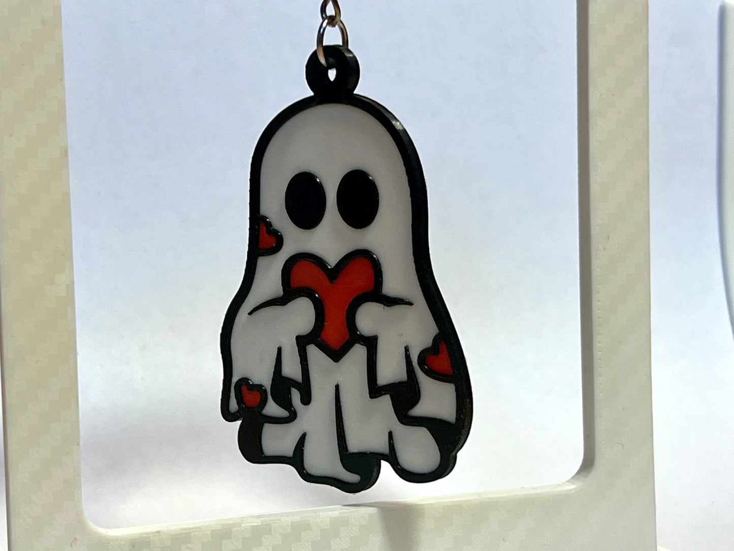Halloween Geist Schlüsselanhänger – Handgemacht, 3D-gedruckt | Verschiedene Designs