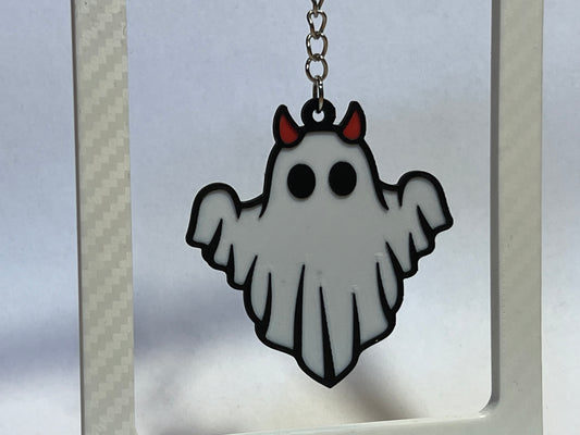 Halloween Geist Schlüsselanhänger – Handgemacht, 3D-gedruckt | Verschiedene Designs